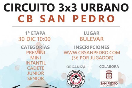 El Circuito 3x3 CB San Pedro arranca este sábado con la primera etapa