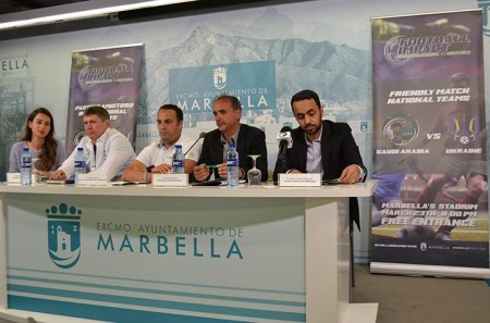 Marbella acoge un partido amistoso entre Arabia Saudí y Ucrania