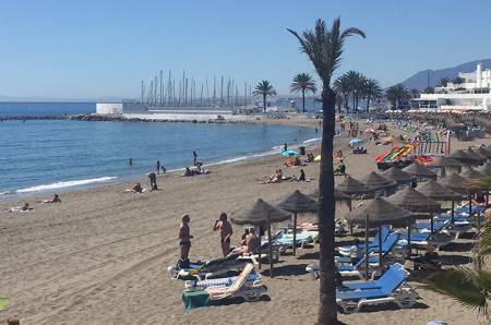 La llegada de turistas a Marbella creció un 11,36% en marzo respecto a 2017