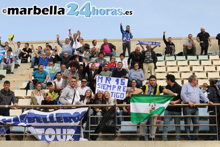 El Marbella FC fleta un autobús para no estar solo contra el UCAM Murcia