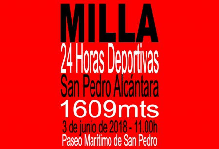 El domingo se celebra la Milla de San Pedro de las 24 Horas Deportivas