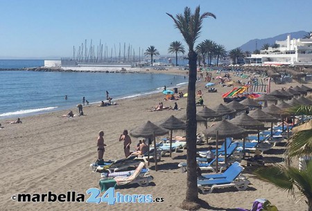 Descenso del número de turistas en Marbella durante el mes de mayo