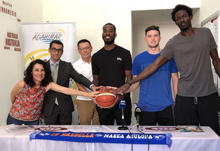 Desrosiers, Diatta y Knowles destacan el nivel del CB Marbella en su presentación