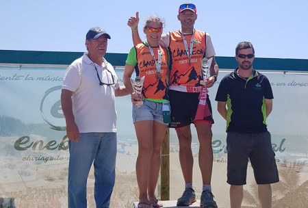 Kike Villanueva, nuevo campeón de Andalucía de Marcha Nórdica