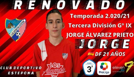 Jorge Álvarez también renueva por el Estepona para regresar a Tercera