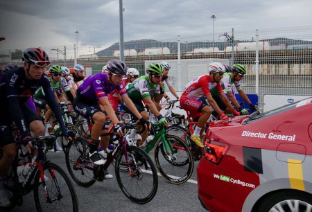 Maté intenta ya coger la escapada en la primera etapa de la Vuelta