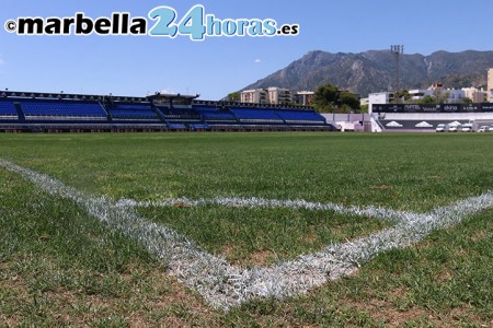 El Marbella estrenará nuevas dimensiones del campo ante el Marino