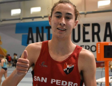 Pablo Jurado, del San Pedro Atletismo, se estrena en un Campeonato de España