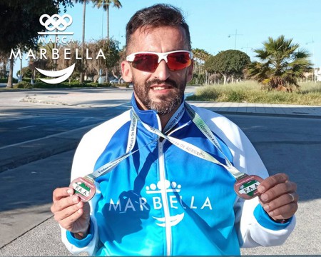 Doblete de Díaz Carretero en el Campeonato de Andalucía Máster