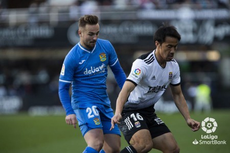 Javi Ontiveros debuta con Fuenlabrada en la derrota ante el Cartagena