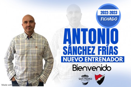 Antonio Sánchez Frías, nuevo técnico para la UD San Pedro