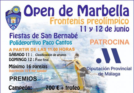 Este fin de semana se celebra el Open de Marbella de frontenis preolímpico