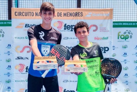 Las grandes promesas andaluzas brillan jugando al pádel en Marbella