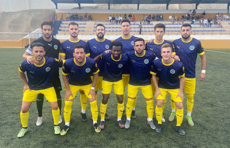 El FC Marbellí resuelve en la primera parte su partido ante Almogía Atletic (0-5)