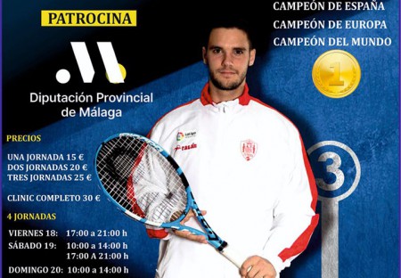 Un clínic de frontenis en Marbella, por el campeón del mundo Víctor Molina