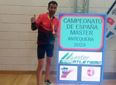 Bronce de Carretero en el Campeonato de España Máster en 3.000 metros