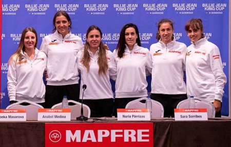 El equipo español de la Billie Jean King muestra su ilusión por jugar en Marbella