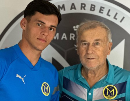 El FC Marbellí da prácticamente por cerrada la plantilla con el joven Pablo Gil