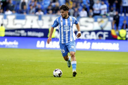 Dani Lorenzo marca su cuarto gol de la temporada en la victoria del Málaga