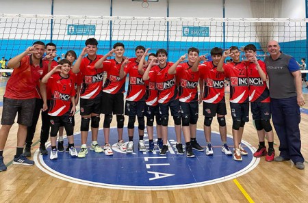 Los infantiles del Voleibol San Pedro se suman a los cadetes y pasan al CADEBA