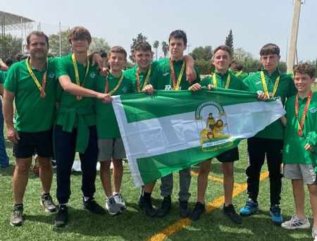 Siete canteranos del Marbella RC logran el bronce con la selección andaluza