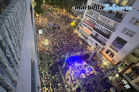 Marbella cierra la Feria 2024 con el concurrido concierto de Camela