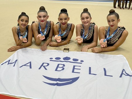 El CGR Marbella conquista el bronce en la Copa de España de conjuntos