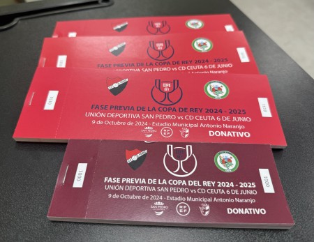 Disponibles las entradas para el duelo copero: San Pedro - Ceuta 6 de Junio