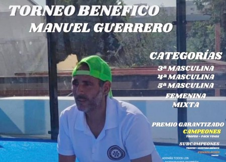 Un torneo benéfico de pádel para ayudar al marbellí Manuel Guerrero